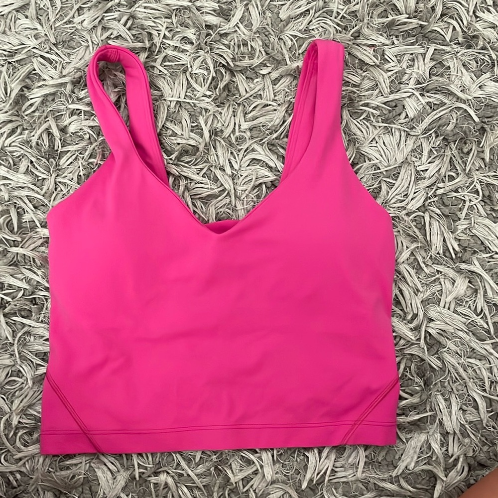 Sonic Pink Lululemon Align Tank Size 2